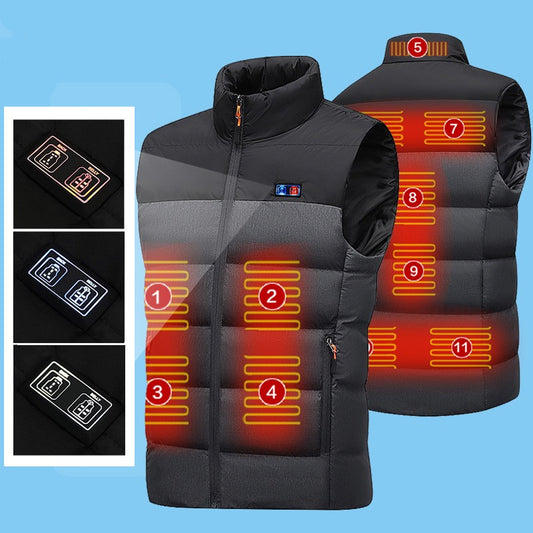 Intelligent Heating Vest For Double Control Zone 11